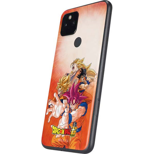 Dragon Ball Super Goku Evolution Google Pixel 4a 5G Skin
